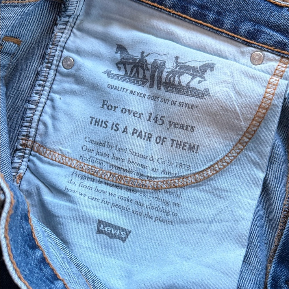 Levi's Men's 505 34x32 Denim Jeans - Picture 5 of 6